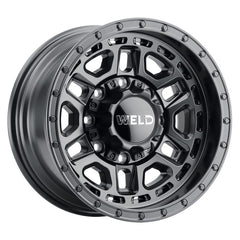 Weld Off-Road W119 17X9 Crux 5X139.7 5X150 ET00 BS5.00 Satin Black 110.2