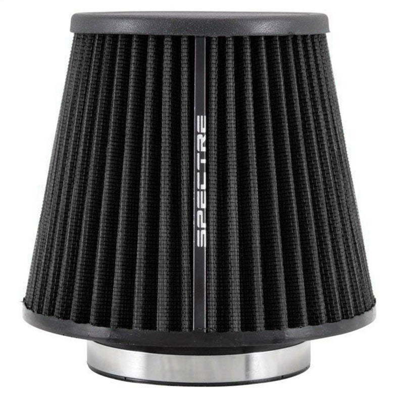 Spectre HPR Conical Air Filter 4in. Flange ID / 6.813in. Base OD / 6.75in. Tall - Black