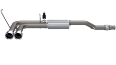QTP 14-18 Chevy Silverado 1500 4.8L/5.3L EC/CC SB 304SS Screamer Cat-Back Side Exit w/4.5in Tips
