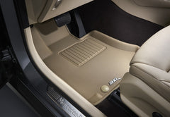 3D MAXpider 2008-2013 Toyota Highlander Hybrid Kagu 1st Row Floormat - Tan