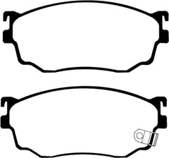 EBC 03-04 Mazda Protege 2.0 Turbo (Mazdaspeed) Greenstuff Front Brake Pads