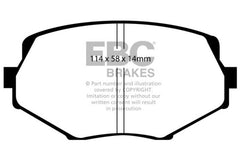 EBC 94-01 Mazda Miata MX-5 Bluestuff Front Brake Pads