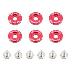 Mishimoto Large Fender Washer Kit (6pcs) - Red