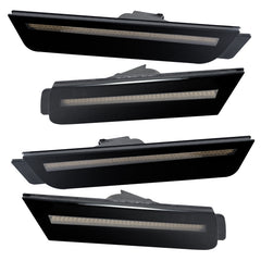 Oracle 10-15 Chevrolet Camaro Concept Sidemarker Set - Clear - Black (GBA)