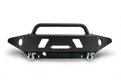 DV8 Offroad 05-15 Toyota Tacoma Front Bumper Winch Ready - Black Powdercoat