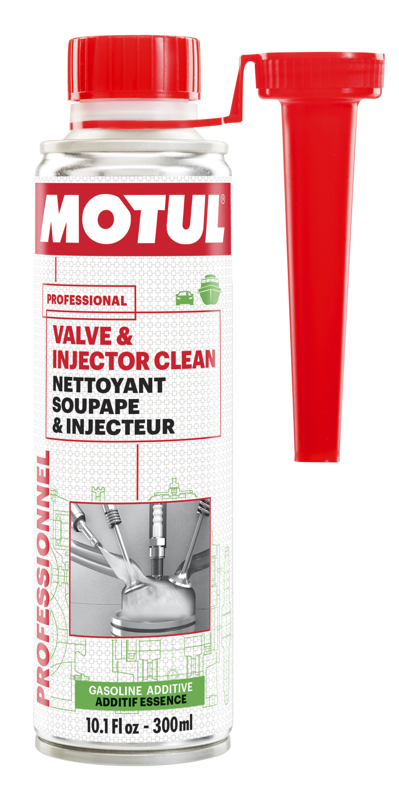 Motul 300ml Valve and Injector Clean Additive - Single