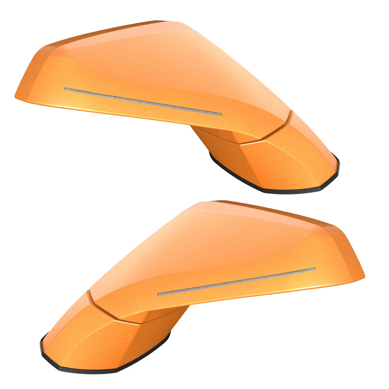 Oracle 05-13 Chevrolet Corvette C6 Concept Side Mirrors - Atomic Orange (418P)