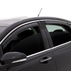 AVS 00-04 Dodge Dakota Crew Cab Ventvisor In-Channel Front & Rear Window Deflectors 4pc - Smoke