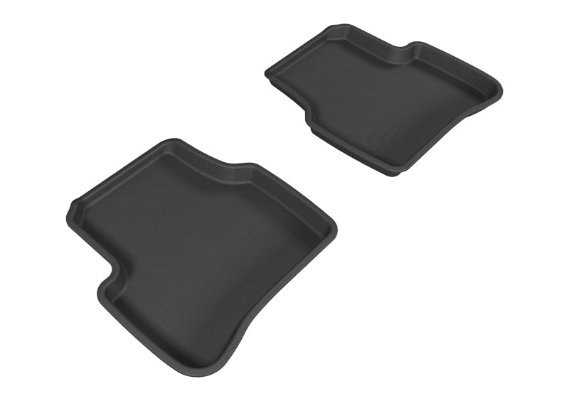 3D MAXpider 2006-2010 Volkswagen Passat Kagu 2nd Row Floormats - Gray