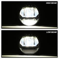 Spyder Jeep Wrangler 07-15 Crystal Headlights Black Clear