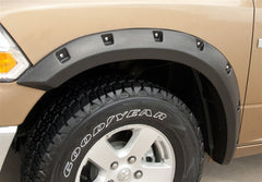 Lund 09-17 Dodge Ram 1500 RX-Rivet Style Smooth Elite Series Fender Flares - Black (2 Pc.)