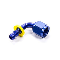 Fragola -10AN Nut x -8AN 90 Degree Push-Lite Hose End For Fuel Cell Conversion