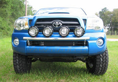 N-Fab Light Bar 05-11 Toyota Tacoma - Gloss Black - Light Tabs