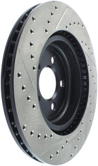 StopTech 05-09 Chrysler 300 (5.7L V8 exc SRT-8) Front Left Slotted & Drilled Rotor