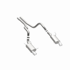 MagnaFlow 13 Ford Mustang Dual Split Rear Exit Stainless Cat Back Performance Exhaust (Street)