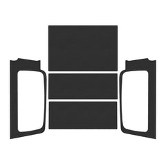 DEI 04-06 Jeep Wrangler LJ Unliminted Leather Look Headliner Complete Kit - Black