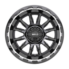 Weld Gauntlet 20x9 / 6x139.7 BP/ 5.75n. BS (+20mm Offset) Gloss Black Wheel