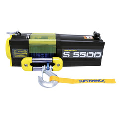 Superwinch 5500 LBS 12V DC 1/4in x 60ft Synthetic Rope S5500 Winch