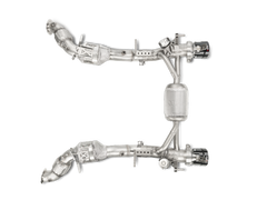 Akrapovic 16-17 Ferrari 488 GTB/488 Spyder Link Pipe Set w/ Cat (SS)