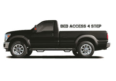 N-Fab Nerf Step 17-18 Ford F-250/F-350 Regular Cab 8ft Bed - Gloss Black - Bed Access - 3in