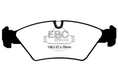 EBC 85-86 BMW 524 TD 2.4 TD (E28) Greenstuff Front Brake Pads