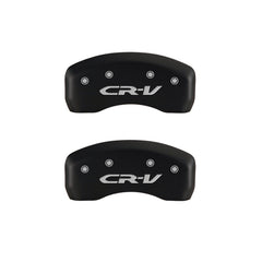 MGP 4 Caliper Covers Engraved Front Honda Engraved Rear CR-V Red finish silver ch