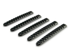 DV8 Offroad 2007-2018 Jeep JK Black Rail Style Door Handle Inserts - Set Of 5