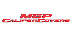 MGP 4 Caliper Covers Engraved Front & Rear 2019+ Ram 1500 Yellow Finish Silver MGP Logo