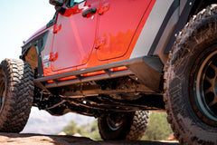 DV8 Offroad 20-22 Jeep Gladiator Bedside Sliders With Built in Skid Plates