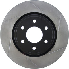 StopTech Power Slot 05-09 Nissan Frontier 2WD / 02-05 Frontier 4WD Slotted Front Left Rotor
