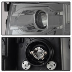Spyder Chevy Silverado 1500 07-13 Version 3 Projector Headlights - Smoke PRO-YD-CS07V3-LBDRL-SM