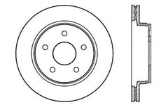 StopTech 04-06 Dodge Durango / 02-10 Ram 1500 (exc Mega Cab) Front Right Slotted & Drilled Rotor