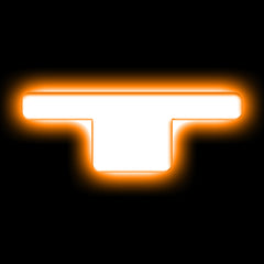 ORACLE Lighting Universal Illuminated LED Letter Badges - Matte White Surface Finish - T