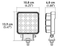 Hella ValueFit Work Light 4SQ 2.0 LED MV LR LT