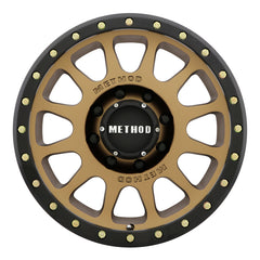 Method MR305 NV 18x9 +18mm Offset 8x170 130.81mm CB Method Bronze/Black Street Loc Wheel