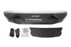 DV8 Offroad 07-18 Jeep Wrangler JK/JL Steel Stubby Front Bumper w/ Light Bracket & Winch Plate