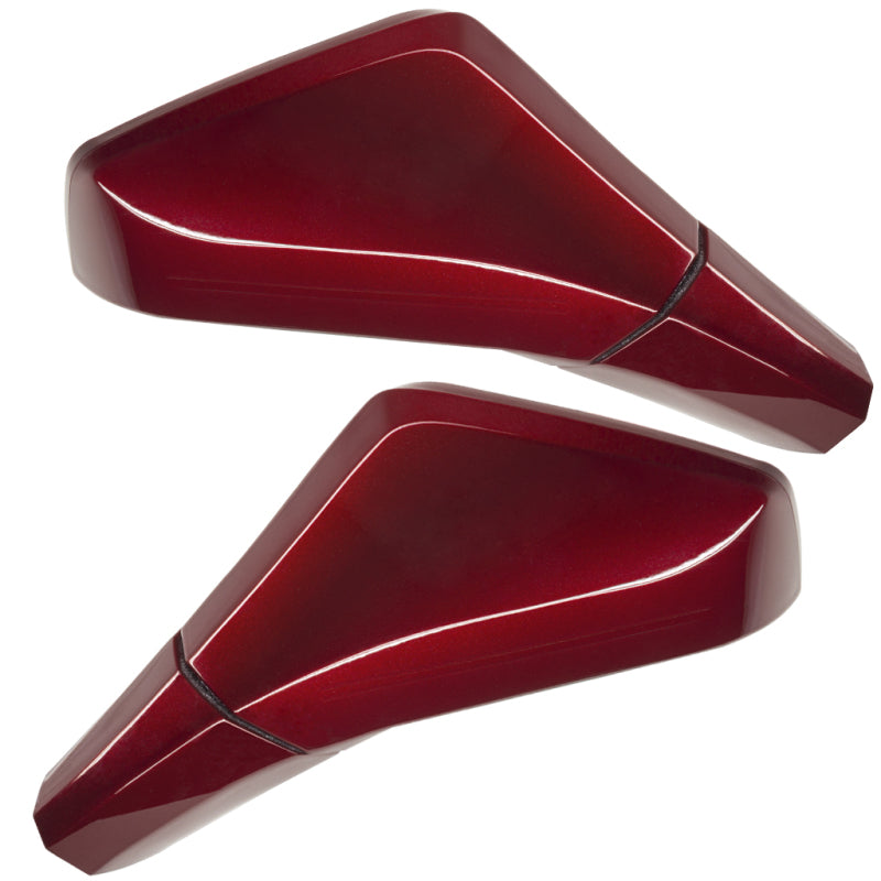 Oracle 05-13 Chevy Corvette C6 Concept Side Mirrors - Ghosted - Monterey Red (301N)