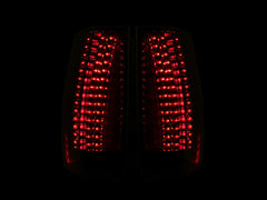 ANZO 2007-2014 Chevrolet Suburban LED Taillights Smoke - Escalade Look