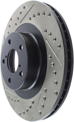 StopTech 02-10 Subaru WRX Slotted & Drilled Right Front Rotor (exc. STi)