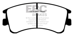 EBC 03-05 Mazda 6 2.3 Yellowstuff Front Brake Pads