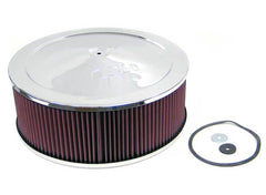 K&N 5-1/8in / 14in X 5.12in H / 7/8in Drop Base Air Cleaner Assembly
