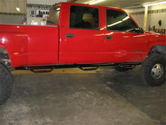 N-Fab Nerf Step 92-00 Chevy-GMC 2500/3500 Crew Cab 8ft Bed - Gloss Black - Bed Access - 3in