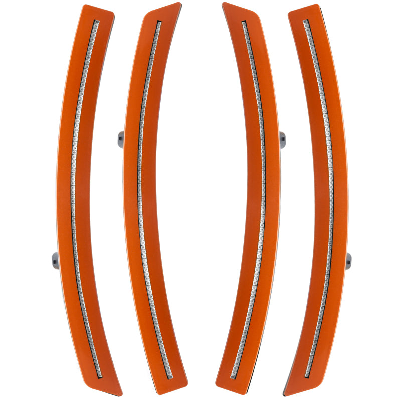 Oracle Chevrolet Corvette C7 Concept Sidemarker Set - Clear - Sebring Orange Tintcoat (G26)