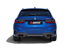 Akrapovic 20-22 BMW M340i (G20, G21) Slip-On Line (Titanium) (Requires BMW Part #18308686640)
