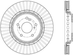 StopTech 14-17 Acura MDX / 15-18 Acura TLX Cryo-Stop Front Premium Rotor