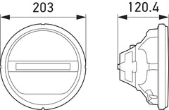 Hella Headlamp INSERT GR 1F8