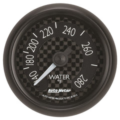 Autometer GT Series 52mm Mechanical 140-280 Deg F Water Temperature Gauge