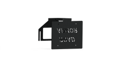 Road Armor 3.6in Offset Fairlead Mount - Tex Blk