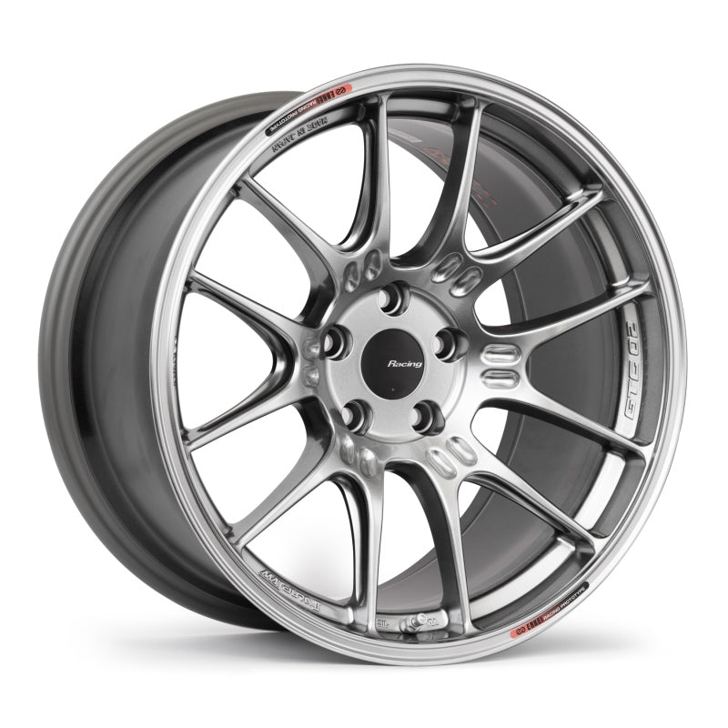 Enkei GTC02 19x8.5 5x120 42mm Offset 72.5mm Bore Hyper Silver Wheel