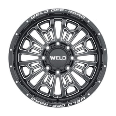 Weld Off-Road W114 20X9 Elicit 8X165.1 ET20 BS5.75 Gloss Black MIL 125.1